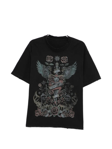  Warman Camiseta Con Estampado Gráfico - Gris 