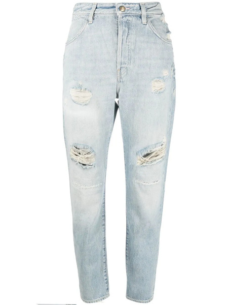  Washington Dee Cee Vaqueros Slim Capri - Azul 