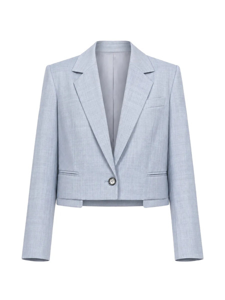  We-ar4 The Bar Cropped Blazer - Azul 