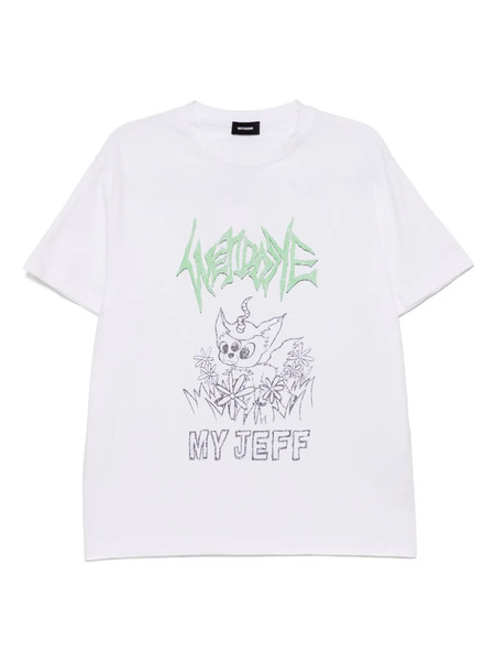  We11done Camiseta Con Estampado My Jeff - Blanco 