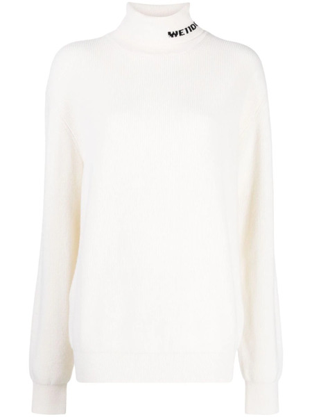  We11done Jersey Con Cuello Vuelto - Blanco 