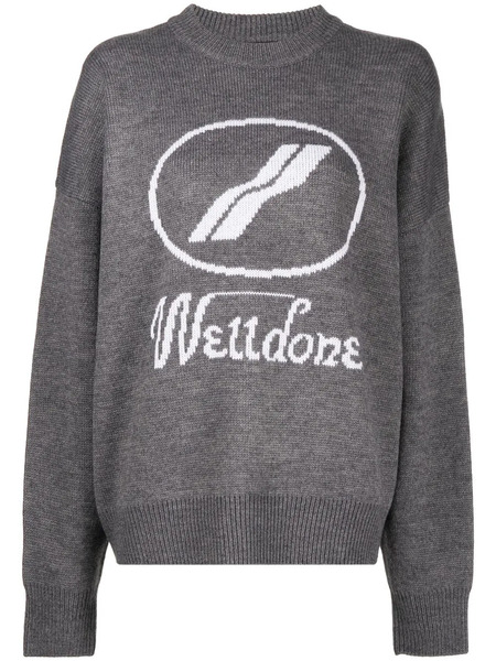  We11done Jersey Con Logo - Gris 