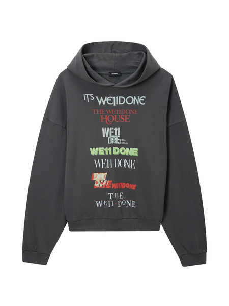  We11done Sudadera Con Capucha - Gris 