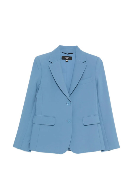  Weekend Max Mara Blazer Con Bolsillos Y Botones - Azul 