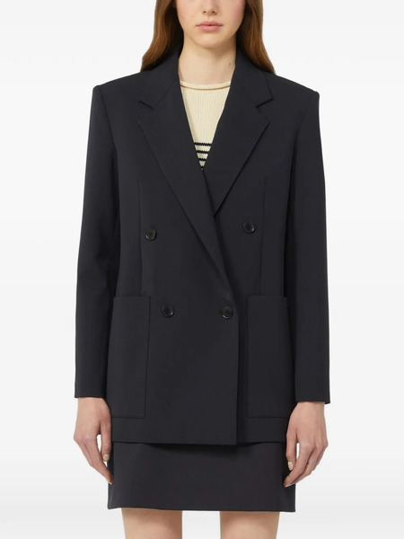  Weekend Max Mara Blazer Eloce Con Doble Botonadura - Azul 