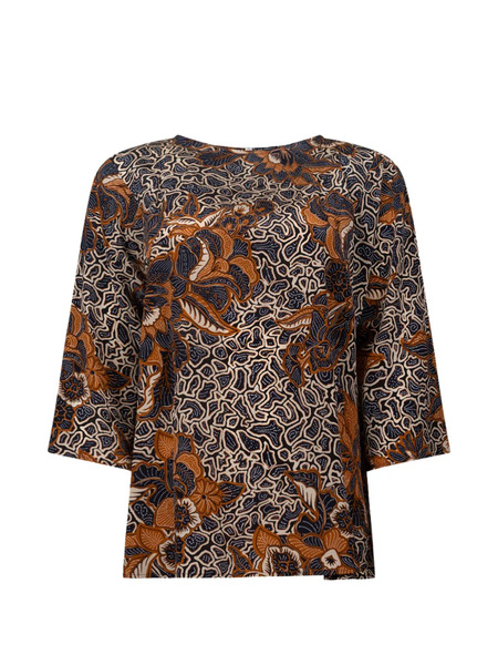  Weekend Max Mara Camisa Con Estampado Floral - Neutro 