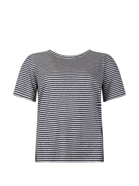  Weekend Max Mara Camiseta A Rayas - Azul 