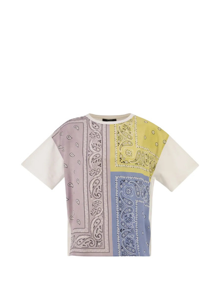  Weekend Max Mara Camiseta Con Estampado Pampas - Blanco 