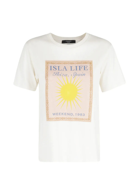  Weekend Max Mara Camiseta Con Estampado Pantera - Neutro 