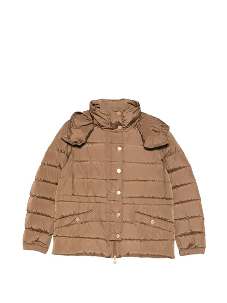  Weekend Max Mara Chaqueta Con Capucha Y Botones - Marrón 