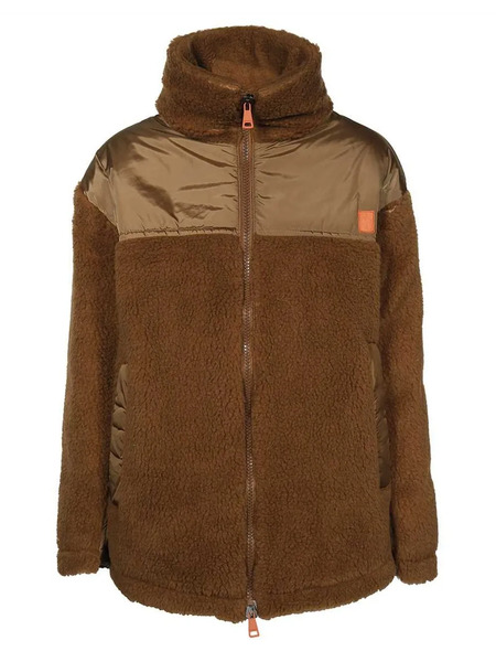  Weekend Max Mara Chaqueta Oversize De Vellón - Marrón 