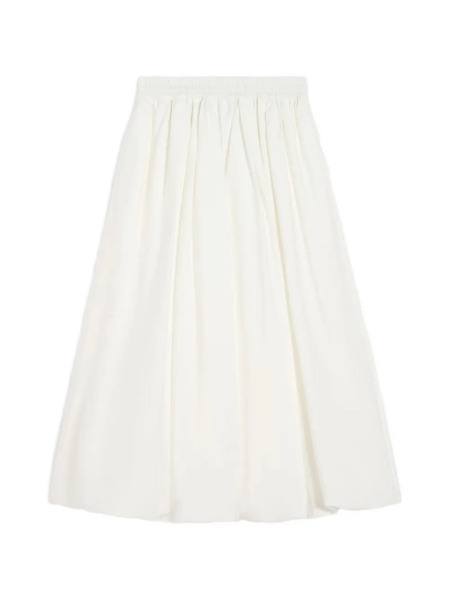  Weekend Max Mara Falda Larga Acampanada - Blanco 