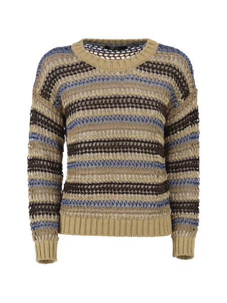  Weekend Max Mara Jersey Con Cuello Redondo - Neutro 