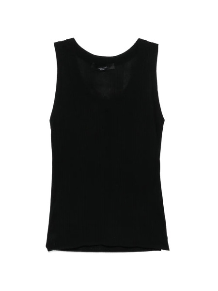  Weekend Max Mara Top De Canalé - Negro 
