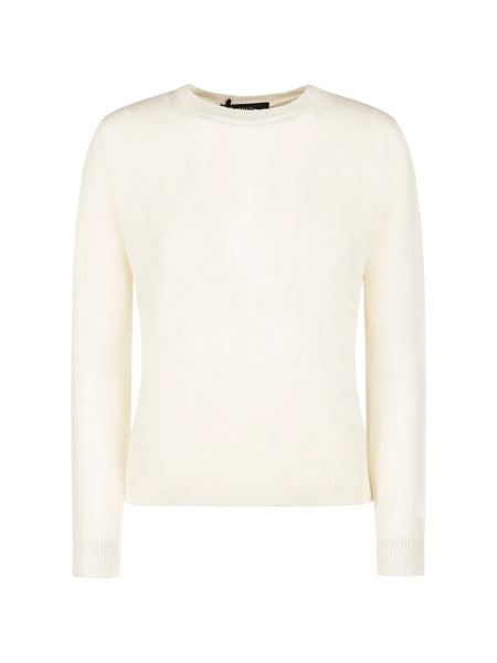  Weekend Max Mara Top De Punto Con Cuello Redondo - Neutro 