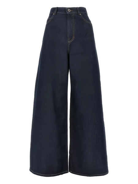  Weekend Max Mara Vaqueros Anchos - Azul 