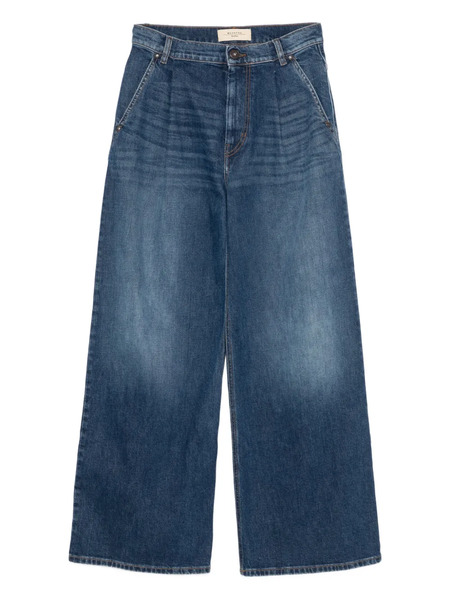  Weekend Max Mara Vaqueros Con Pinzas - Azul 