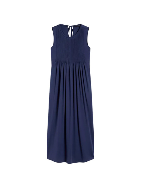  Weekend Max Mara Vestido Midi Sin Mangas - Azul 