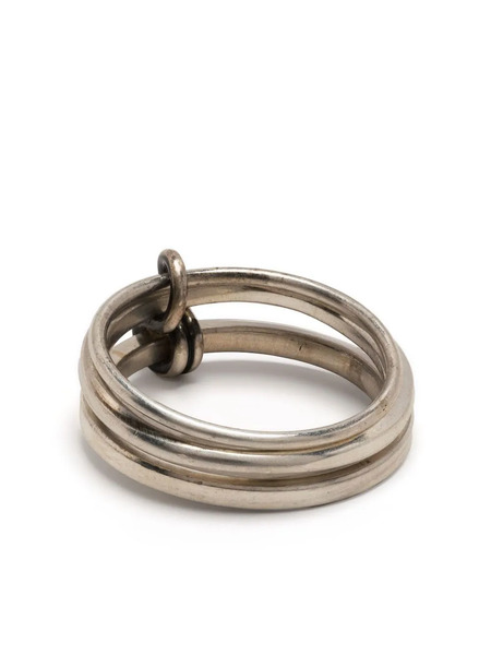  Werkstatt:münchen Anillo Apilable Connected Infinity - Plateado 