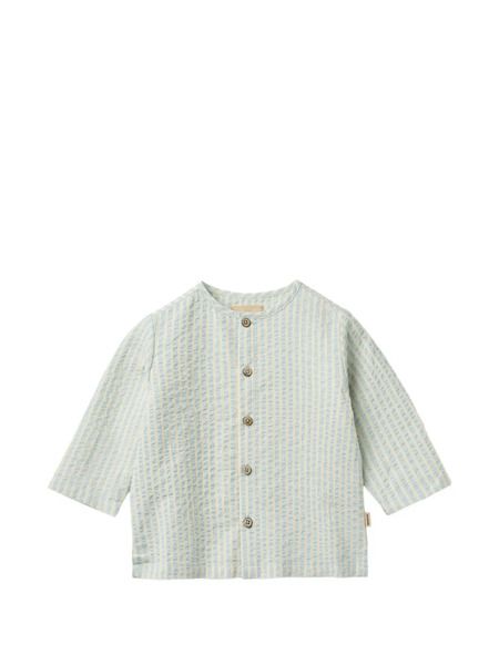  Wheat Camisa Shelby A Rayas - Azul 