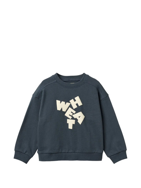  Wheat Sudadera Lennon Con Logo Estampado - Azul 