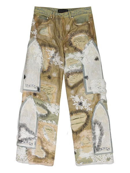  Who Decides War Vaqueros Bootcut De Encaje - Neutro 