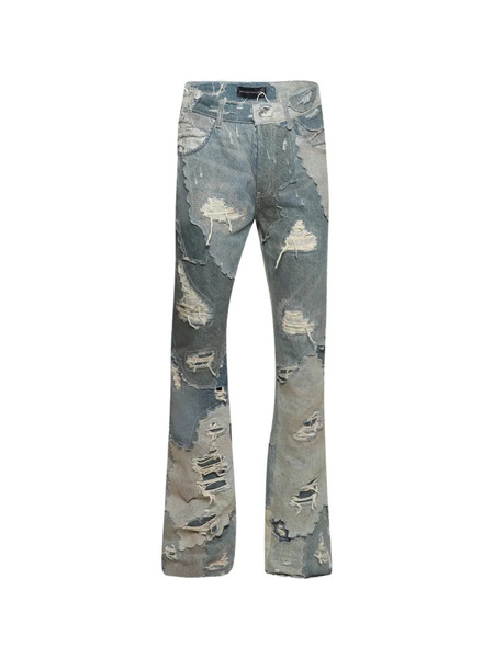  Who Decides War Vaqueros Unearthed Con Efecto Envejecido - Azul 