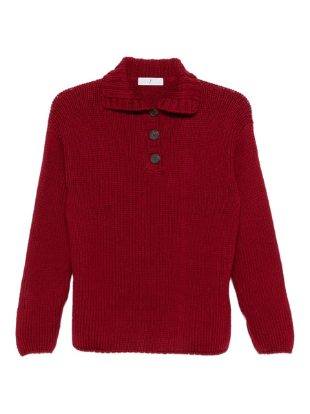  Why Ci Jersey Con Botones - Rojo 
