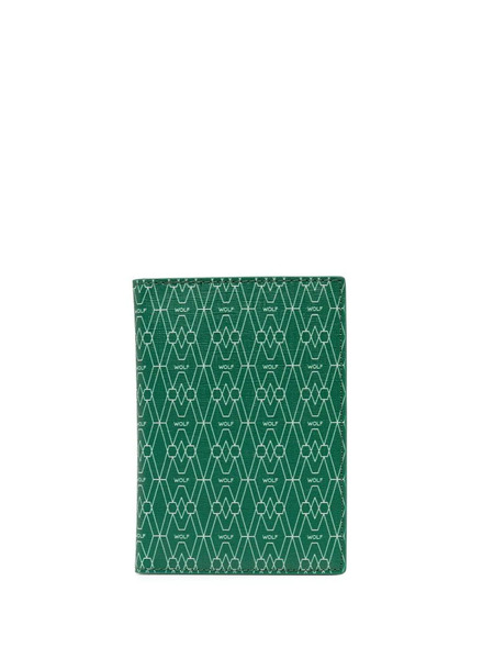  Wolf Tarjetero Plegable Con Logo - Verde 