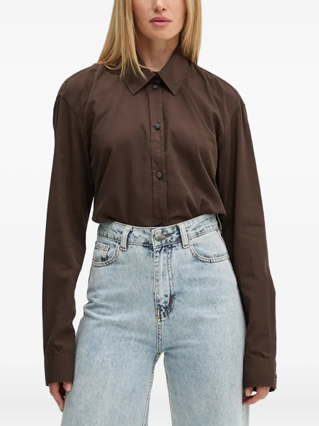  Won Hundred Camisa Con Botones - Marrón 