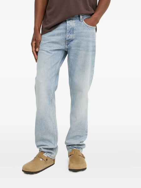  Won Hundred Pantalones Vaqueros Con Bolsillos - Azul 