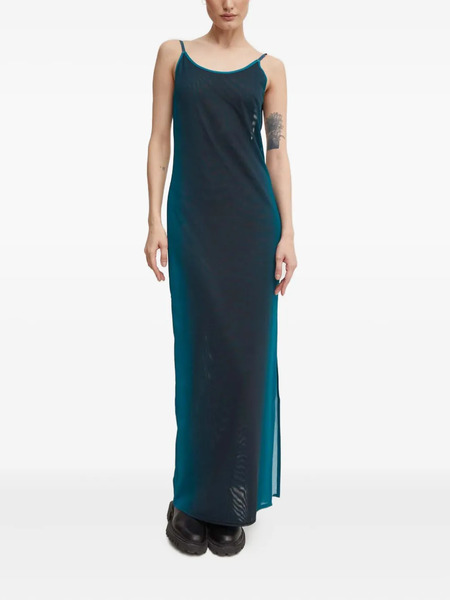  Won Hundred Vestido Largo Sin Mangas - Azul 