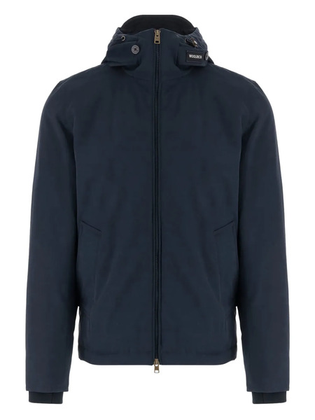  Woolrich Abrigo Con Capucha Y Cremallera - Azul 