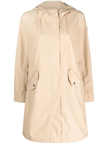  Woolrich Abrigo Midi Con Capucha - Neutro 