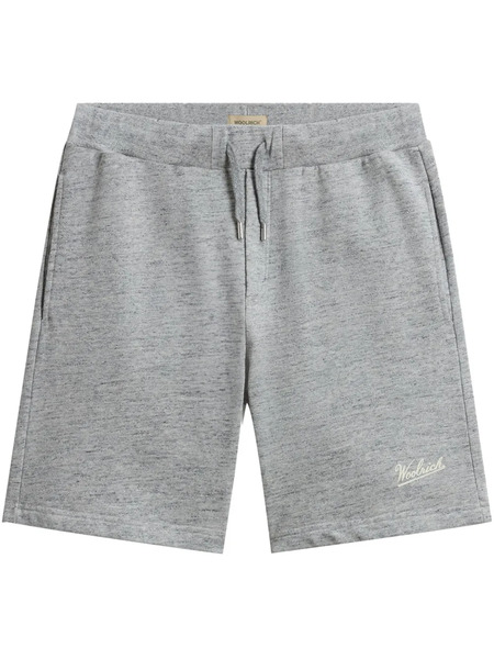  Woolrich Bermudas Con Logo Estampado - Gris 