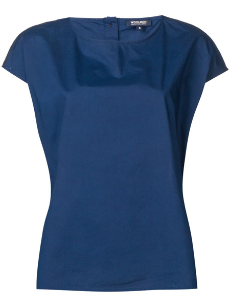  Woolrich Blusa Con Cuello Redondo - Azul 