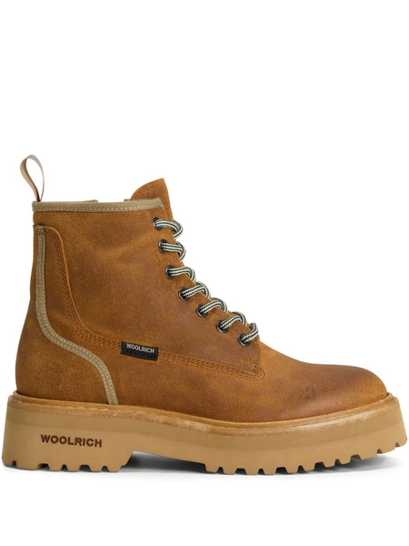  Woolrich Botas Con Plataforma Y Cordones - Marrón 