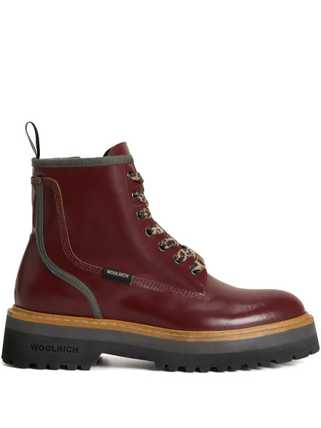  Woolrich Botas Militares Main - Rojo 