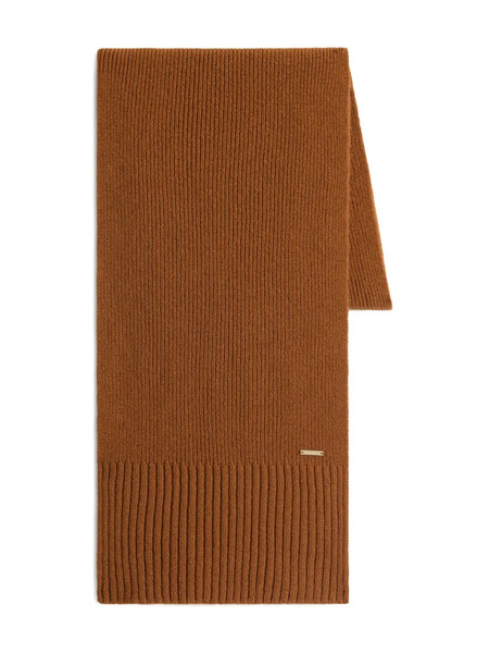  Woolrich Bufanda De Canalé - Marrón 