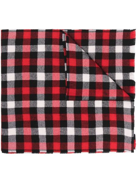  Woolrich Bufanda Micro Buffalo - Rojo 