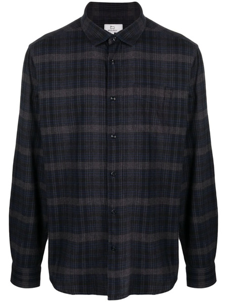  Woolrich Camisa A Cuadros - Azul 