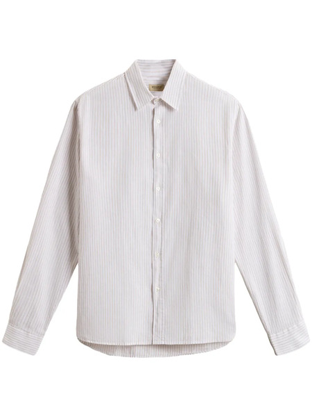  Woolrich Camisa A Rayas - Blanco 