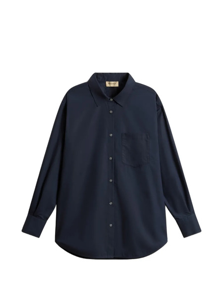  Woolrich Camisa Con Bolsillo En El Pecho - Azul 