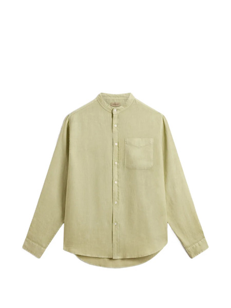  Woolrich Camisa Con Cuello Mao - Verde 