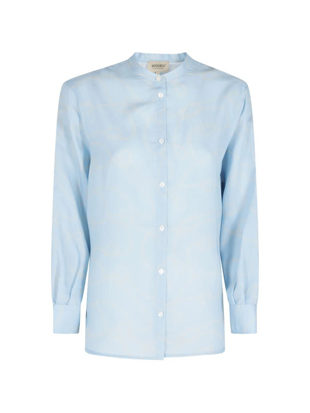  Woolrich Camisa Con Cuerda Estampada - Azul 