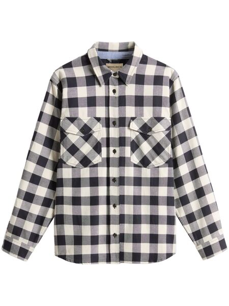  Woolrich Camisa De Franela - Azul 
