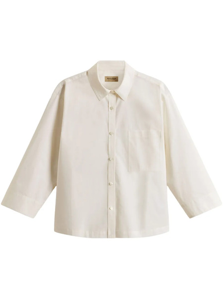  Woolrich Camisa De Popelina - Blanco 