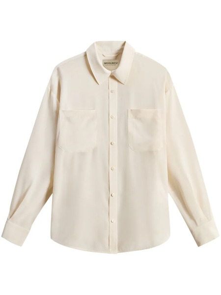  Woolrich Camisa De Seda - Neutro 