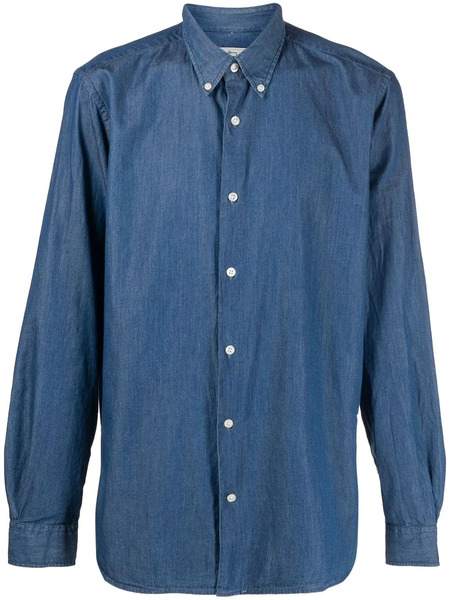  Woolrich Camisa Vaquera Con Botones - Azul 