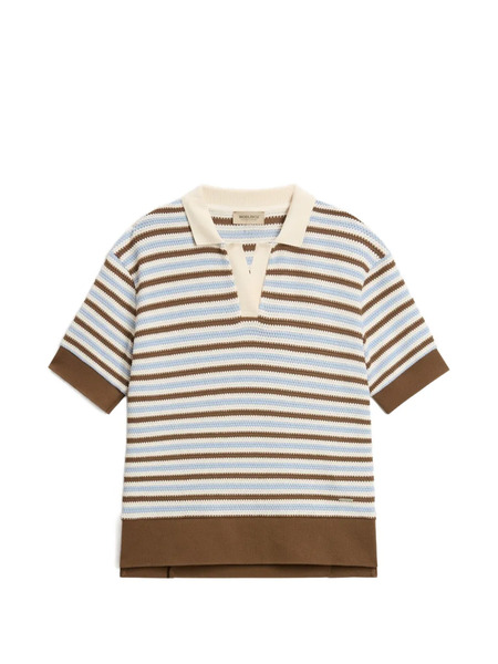  Woolrich Camiseta A Rayas - Blanco 